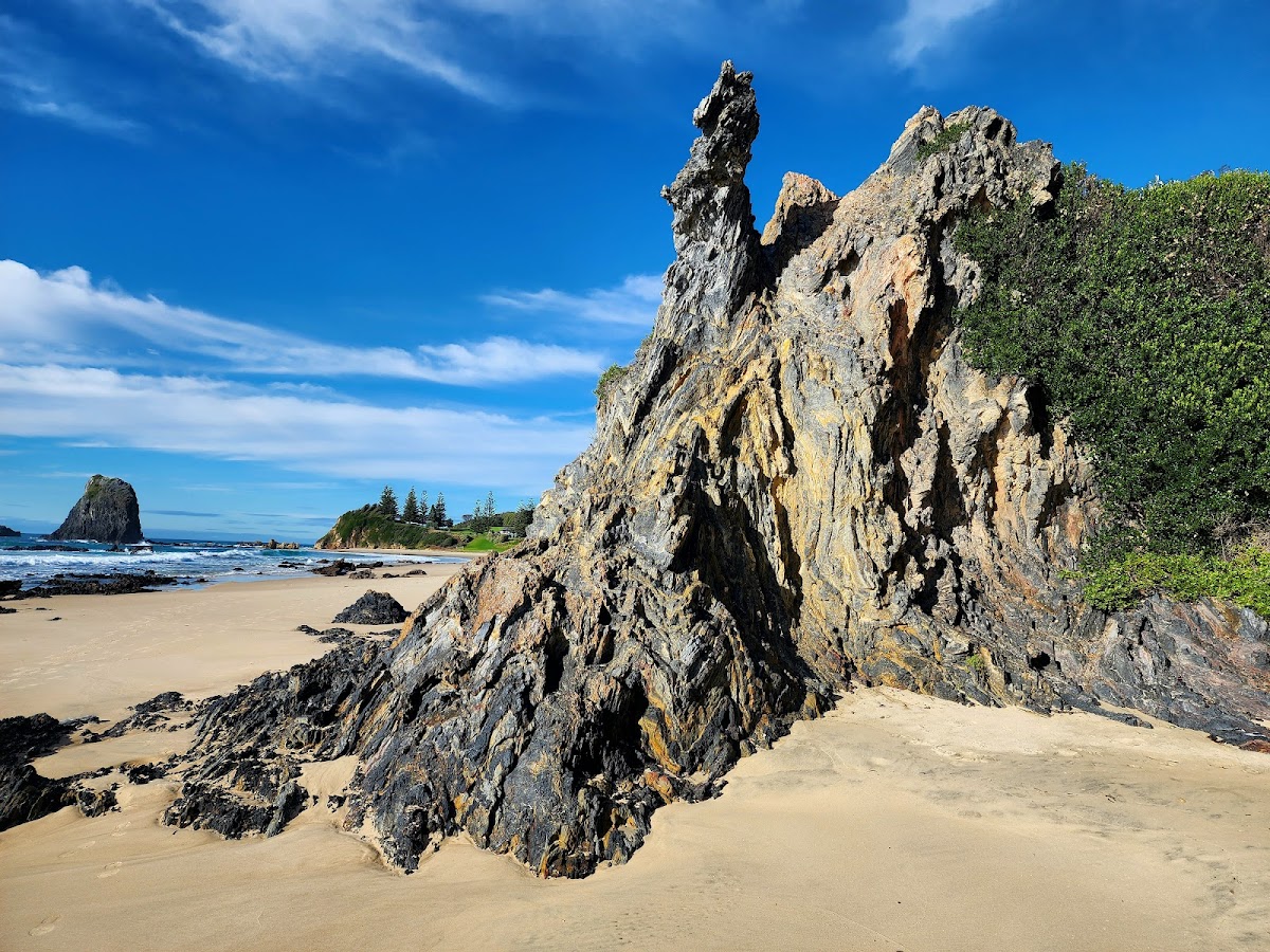 Glasshouse Rocks at Low Tide