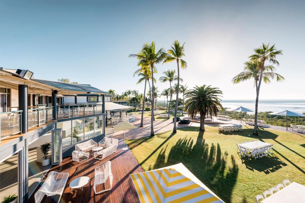 Mangrove Hotel deck — the elevated alternative